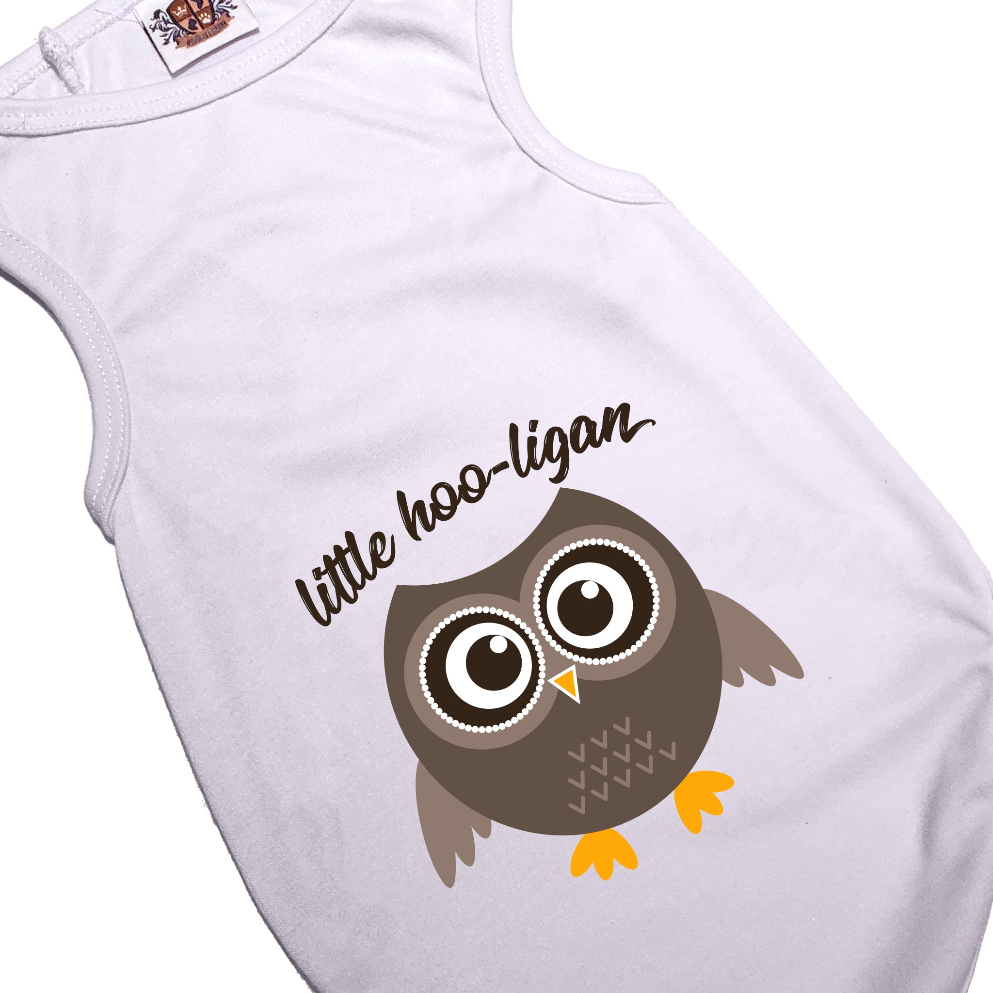 Halloween Dog Shirt | Personalized Little Hoo-ligan